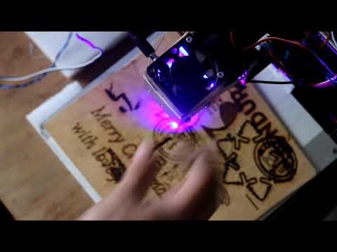 The Endurance Anet A8 3D Printer Combo with a diode laser ADD-ON