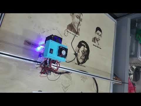 The Endurance 10 Watt (10000 mW) laser "Invincible" module (add-on) with 445 nm wavelength for any 3D printer / CNC machine