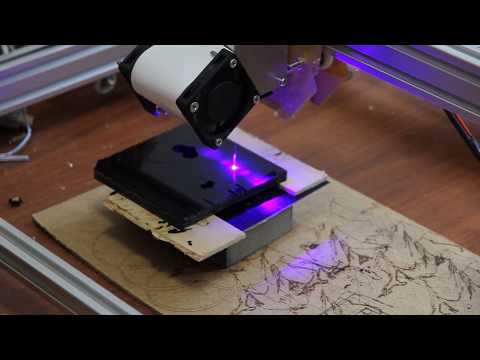 The Endurance 8.5 watt+ laser attachment for your 3D printer / CNC mill. A perfect tool for laser cutting & engraving.