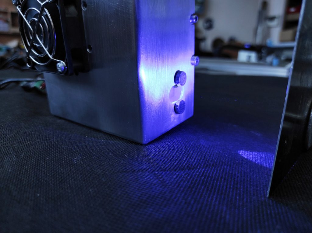 15 watt (15 000 mW) of a real optical laser power - DUOS laser system. Laser head for your 3D printer / CNC machine / engraving machine