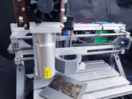 An Endurance 4 watt infrared diode-pumped solid-state (DPSS) laser metal marking head