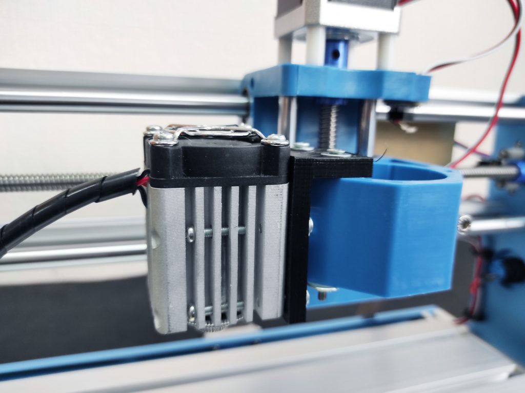 5-5.5-5.6 watt (5000 - 5500 - 5600 mW) diode laser attachment (improvement) for any 3D printer and CNC router. Laser cutting / engraving instrument