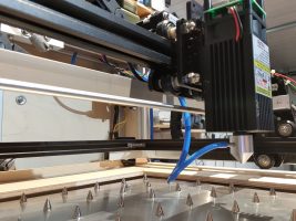 An Endurance laser air nozzle: ver 1.0 / ver 2.0 (fully open-source). Make your laser cutting fast and accurate!