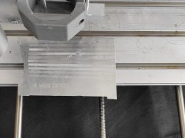 An Endurance 4 watt infrared diode-pumped solid-state (DPSS) laser metal marking head