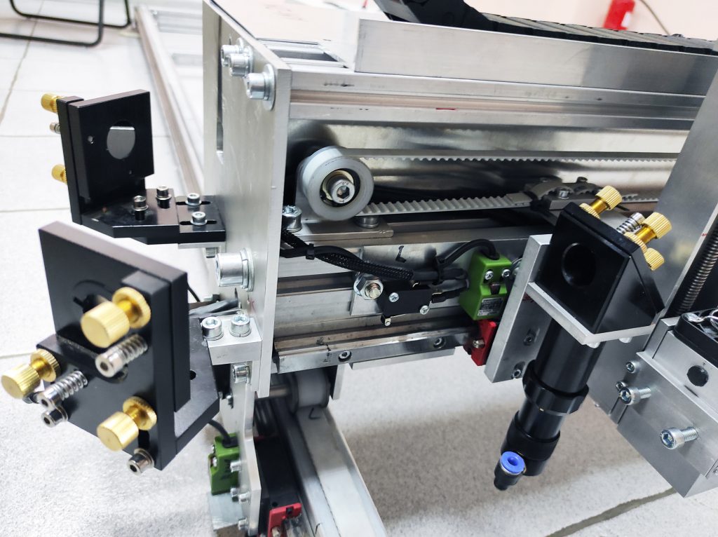 An Endurance 80 watt Custom Co2 Laser Machine with 6x5' (2x1.7 m) working size area