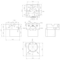 Universal laser mounting brackets