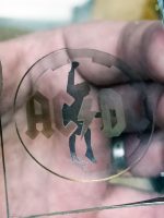 An Endurance 4 watt infrared diode-pumped solid-state (DPSS) laser metal marking head