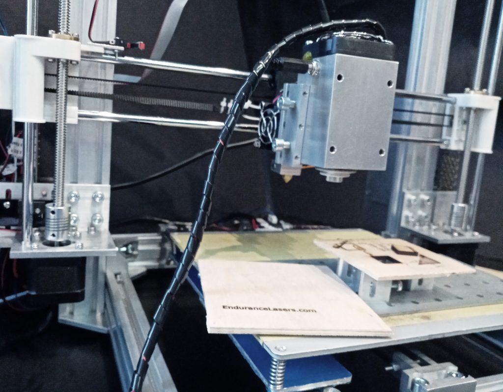 An Endurance 3D printer Combo: Mark 2020-2022. Getting started