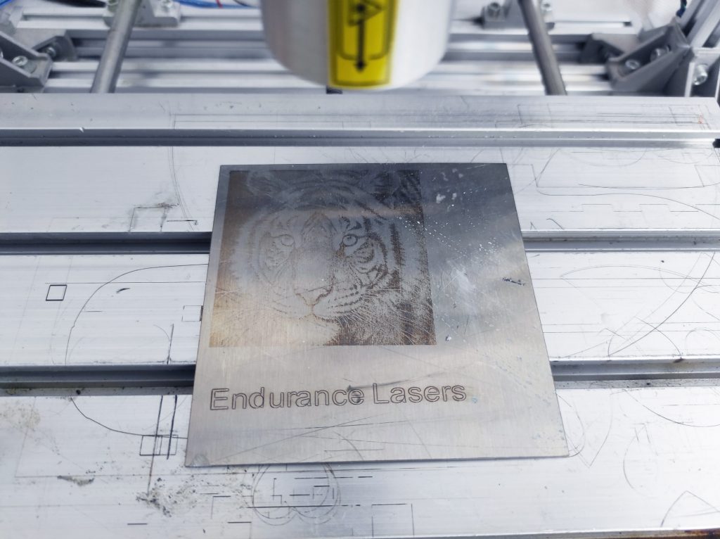 An Endurance 532 nm impulse DPSS laser module 4.5 watt power output