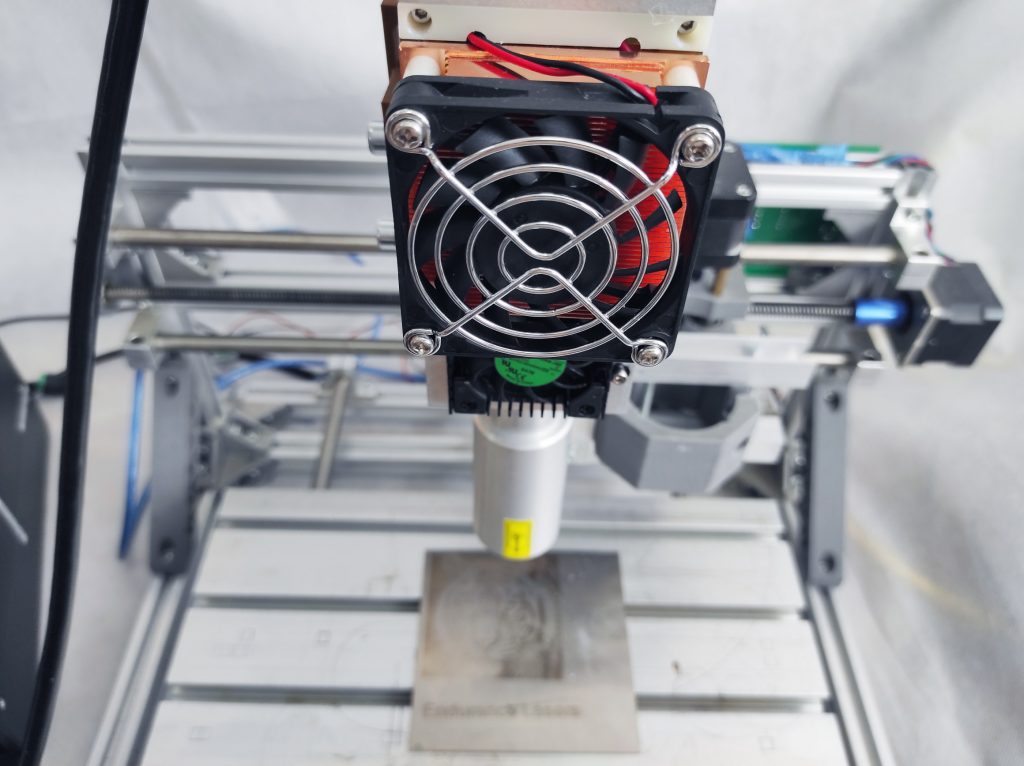 An Endurance 532 nm impulse DPSS laser module 4.5 watt power output