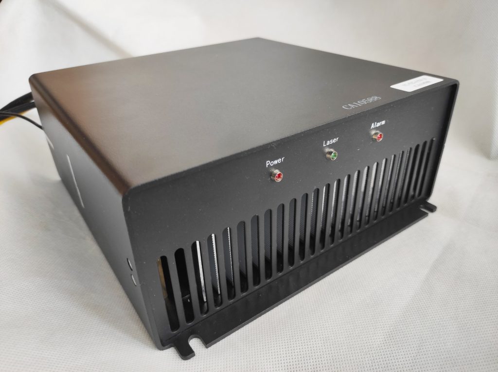 An Endurance 532 nm impulse DPSS laser module 4.5 watt power output