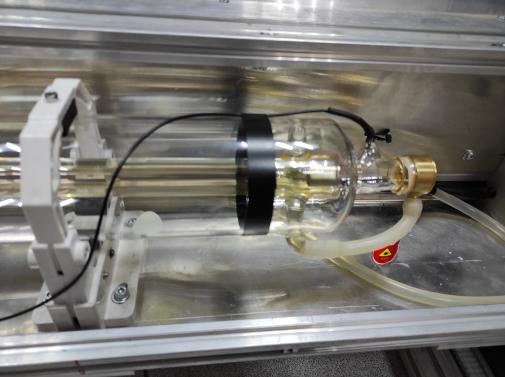 An Endurance 80 watt Custom Co2 Laser Machine with 6x5' (2x1.7 m) working size area