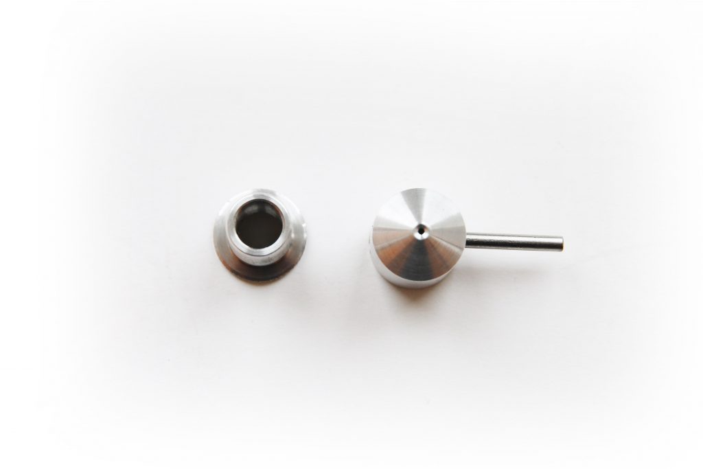 An Endurance laser air nozzle: ver 1.0 / ver 2.0 (fully open-source). Make your laser cutting fast and accurate!