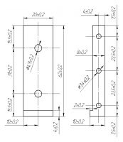 Universal laser mounting brackets