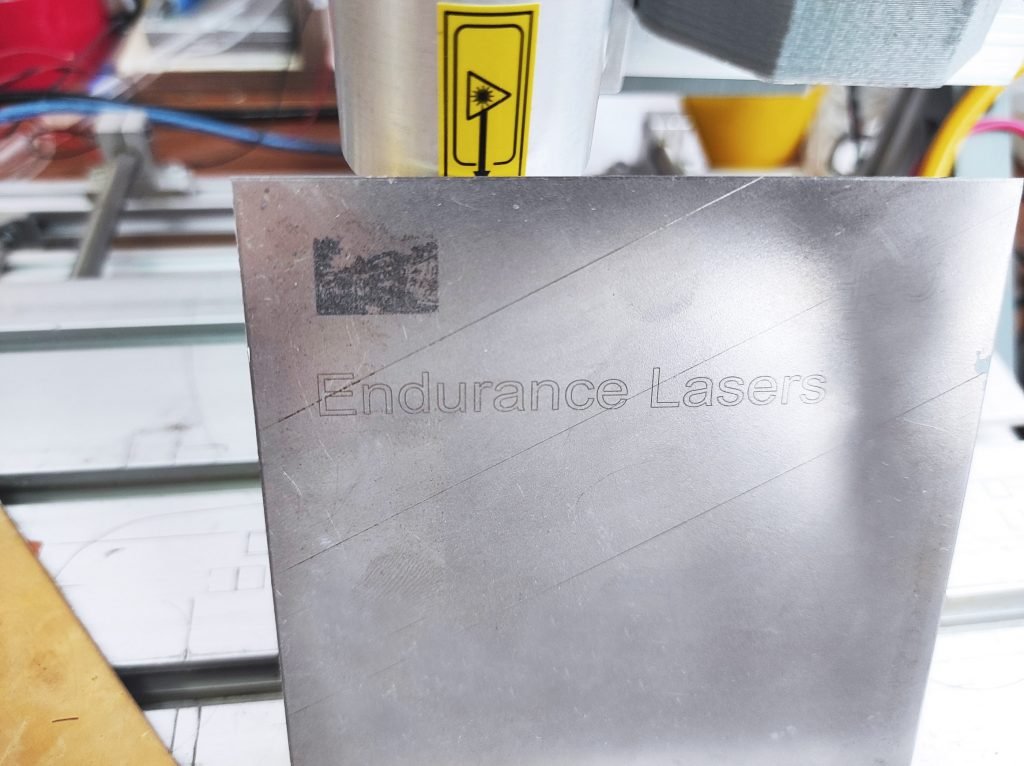 An Endurance 532 nm impulse DPSS laser module 4.5 watt power output