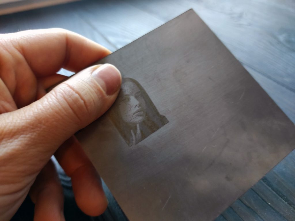 An Endurance 4 watt infrared diode-pumped solid-state (DPSS) laser metal marking head