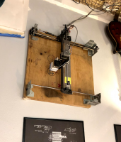 The 2-2.1 watt (2000-2100 mw) solid-state (diode) laser module for your 3D printer or CNC mill. Affordable unit for laser engraving and laser cutting.