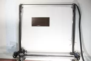 Industrial CNC frame 2x2 m (6x6') with the laser module.