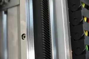 Industrial CNC frame 2x2 m (6x6') with the laser module.