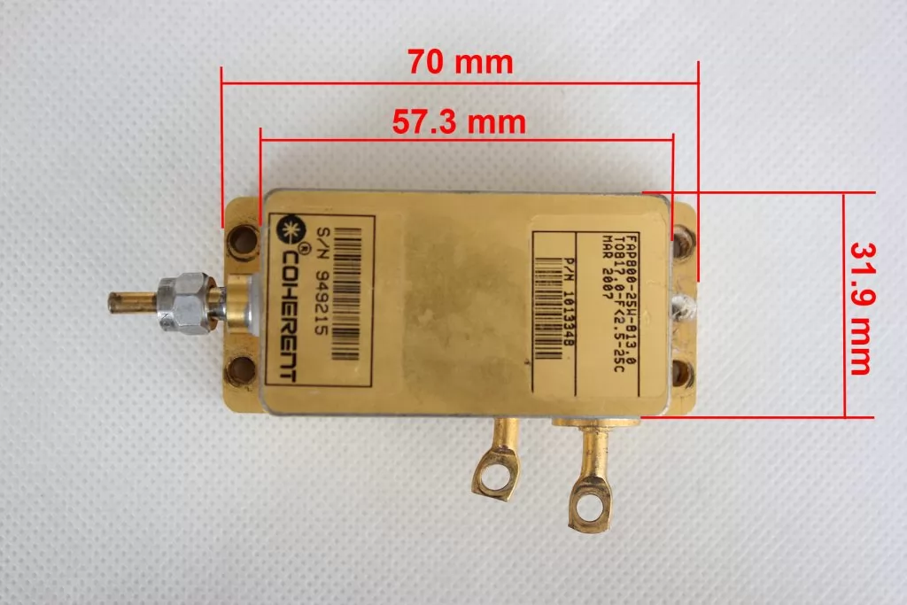 An Endurance Coherent FAP 800 laser infrared model: 15 watt / 25 watt / 30 / 40 / 50 watt with 808 nm wavelength