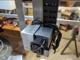 Industrial CNC frame 2x2 m (6x6') with the laser module.