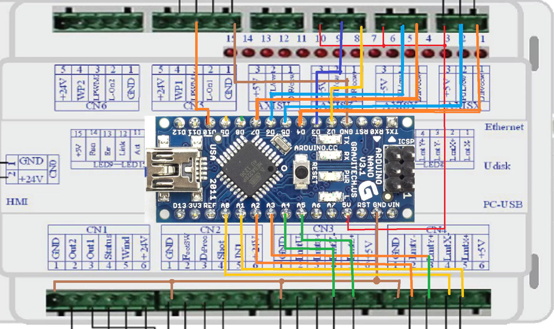 An Endurance laser service software for an Arduino nano (second release)